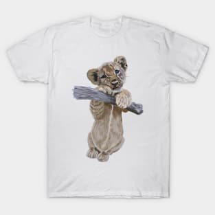 Hello! curious lion cub T-Shirt